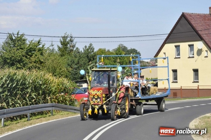 Zdjęcie w galerii na portalu naszraciborz.pl: Dożynki 2016. Praczki Słowianki z Żerdzin i dżentelmeni z Pawłowa w korowodzie na gminnych dożynkach w Makowie wiadomości z regionu