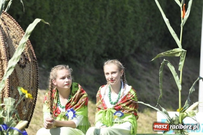 Zdjęcie w galerii na portalu naszraciborz.pl: Dożynki 2016. Praczki Słowianki z Żerdzin i dżentelmeni z Pawłowa w korowodzie na gminnych dożynkach w Makowie wiadomości z regionu