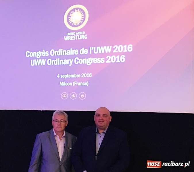 Zdjęcie w galerii na portalu naszraciborz.pl: Grzegorz Pieronkiewicz na Kongresie UWW we Francji wiadomości z regionu