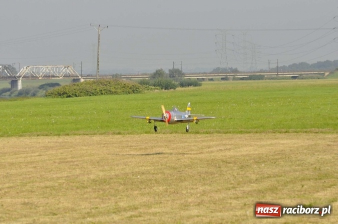 Zdjęcie w galerii na portalu naszraciborz.pl: Air Show nad Ulgą. Z planu filmowego Dywizjon 303 nad raciborskie niebo wiadomości z regionu