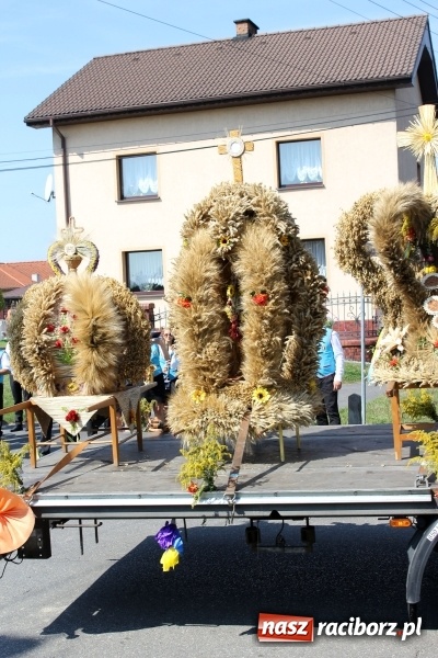Zdjęcie w galerii na portalu naszraciborz.pl: Dożynki 2016. Korowód gigant w Kornowacu  wiadomości z regionu