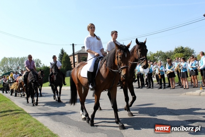 Zdjęcie w galerii na portalu naszraciborz.pl: Dożynki 2016. Korowód gigant w Kornowacu  wiadomości z regionu