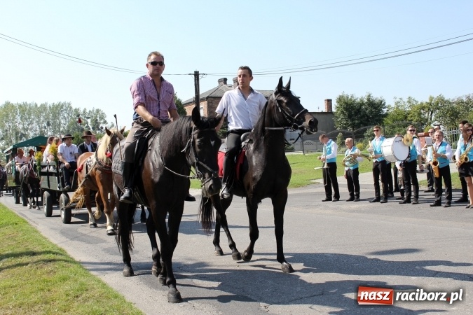 Zdjęcie w galerii na portalu naszraciborz.pl: Dożynki 2016. Korowód gigant w Kornowacu  wiadomości z regionu