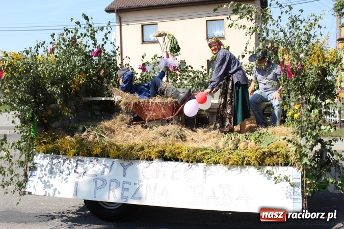 Zdjęcie w galerii na portalu naszraciborz.pl: Dożynki 2016. Korowód gigant w Kornowacu  wiadomości z regionu