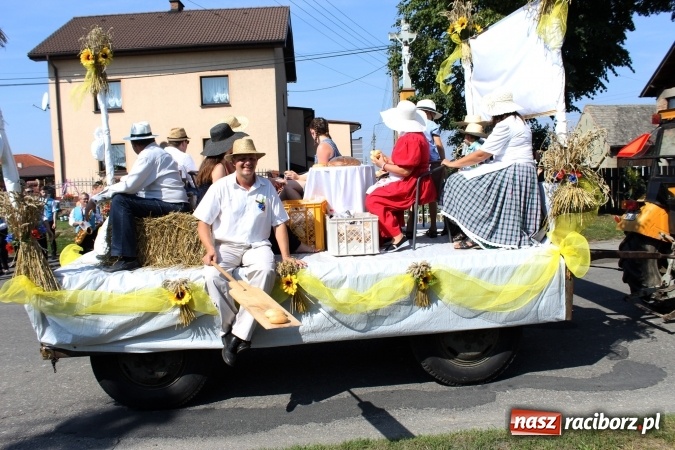 Zdjęcie w galerii na portalu naszraciborz.pl: Dożynki 2016. Korowód gigant w Kornowacu  wiadomości z regionu