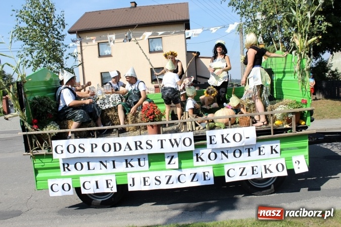 Zdjęcie w galerii na portalu naszraciborz.pl: Dożynki 2016. Korowód gigant w Kornowacu  wiadomości z regionu