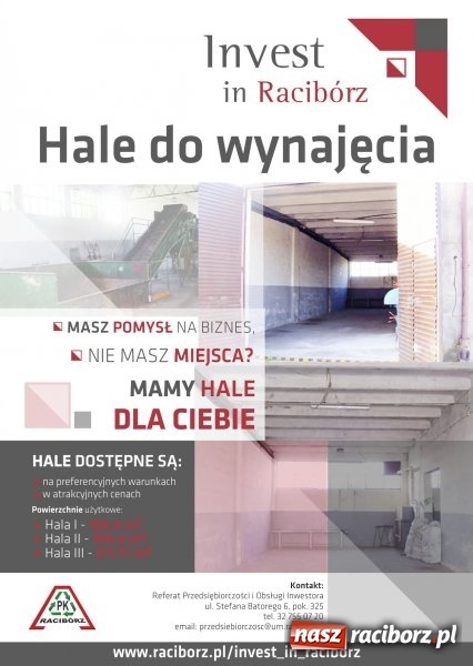 Zdjęcie w galerii na portalu naszraciborz.pl: Miasto rusza z nowym programem - Hale do wynajęcia wiadomości z regionu