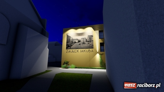 Zdjęcie w galerii na portalu naszraciborz.pl: Zaułek Jakuba - zobacz, jak będzie zagospodarowane naroże Rynku i targu wiadomości z regionu