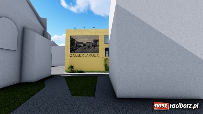 Zdjęcie w galerii na portalu naszraciborz.pl: Zaułek Jakuba - zobacz, jak będzie zagospodarowane naroże Rynku i targu wiadomości z regionu