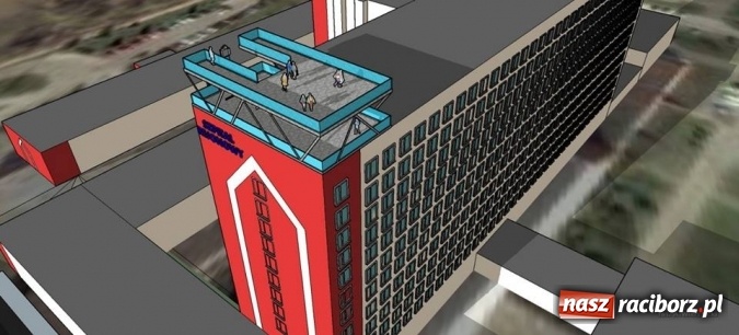 Zdjęcie w galerii na portalu naszraciborz.pl: Nie Brzezie, nie kości&oacute;ł farny, lecz szpital. Zobacz, jak może wyglądać platforma widokowa przy Gamowskiej i co z tego miejsca widać wiadomości z regionu