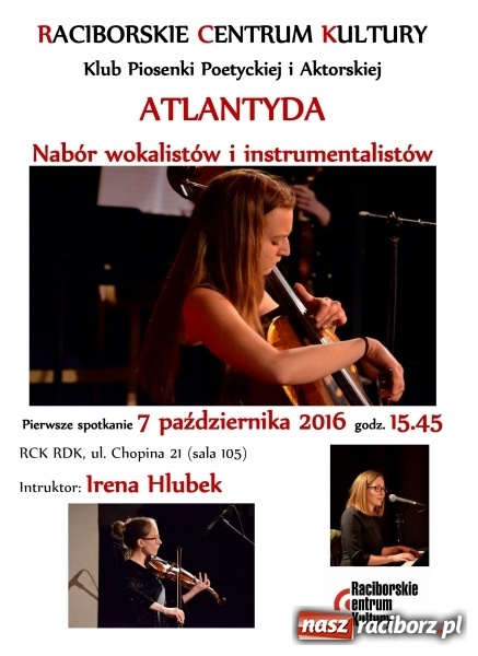 Zdjęcie w galerii na portalu naszraciborz.pl: W październiku w Raciborskim Centrum Kultury rusza nowy rok artystyczny. Sprawdź, jakie zajęcia zaplanowano wiadomości z regionu