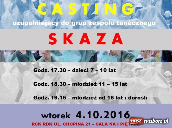 Zdjęcie w galerii na portalu naszraciborz.pl: W październiku w Raciborskim Centrum Kultury rusza nowy rok artystyczny. Sprawdź, jakie zajęcia zaplanowano wiadomości z regionu