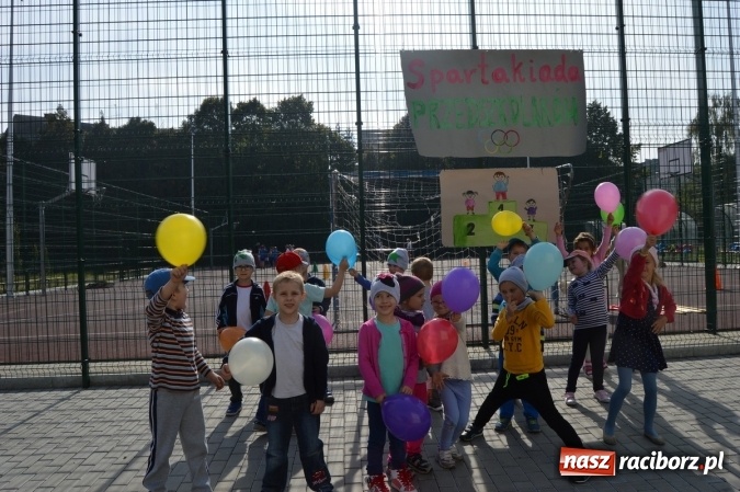 Zdjęcie w galerii na portalu naszraciborz.pl: Jesienna Spartakiada Przedszkolaków w Szkole Podstawowej nr 4  wiadomości z regionu