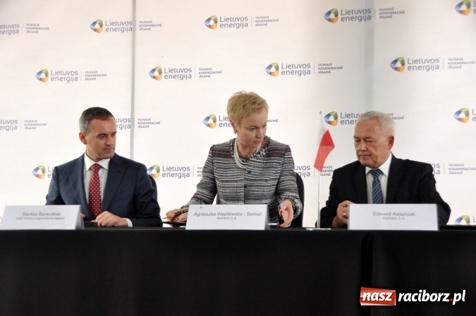 Zdjęcie w galerii na portalu naszraciborz.pl: RAFAKO podpisało kontrakt na budowę bloku kogeneracyjnego w elektrociepłowni w Wilnie wiadomości z regionu