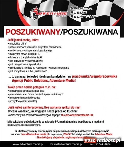 Zdjęcie w galerii na portalu naszraciborz.pl: Szukasz pracy? A może chcesz zmienić obecną na lepiej płatną? Koniecznie zajrzyj tutaj wiadomości z regionu