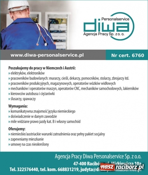 Zdjęcie w galerii na portalu naszraciborz.pl: Szukasz pracy? A może chcesz zmienić obecną na lepiej płatną? Koniecznie zajrzyj tutaj wiadomości z regionu