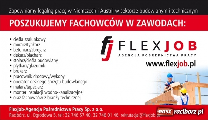 Zdjęcie w galerii na portalu naszraciborz.pl: Szukasz pracy? A może chcesz zmienić obecną na lepiej płatną? Koniecznie zajrzyj tutaj wiadomości z regionu