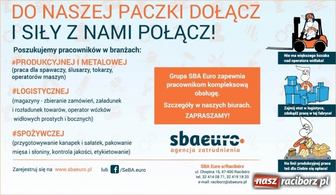 Zdjęcie w galerii na portalu naszraciborz.pl: Szukasz pracy? A może chcesz zmienić obecną na lepiej płatną? Koniecznie zajrzyj tutaj wiadomości z regionu