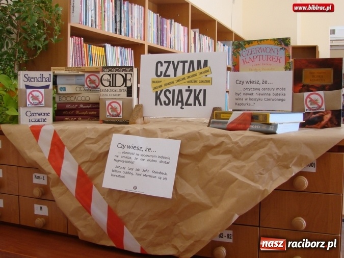 Zdjęcie w galerii na portalu naszraciborz.pl: Zakazane książki w raciborskiej bibliotece  wiadomości z regionu