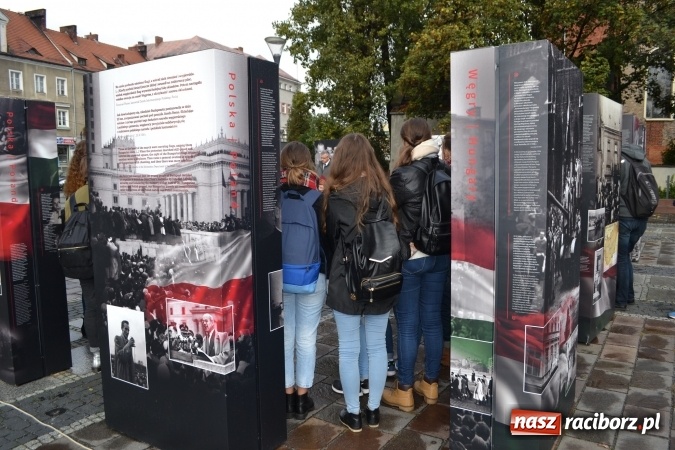 Zdjęcie w galerii na portalu naszraciborz.pl: Braterstwo polsko-węgierskie w centrum Raciborza  wiadomości z regionu