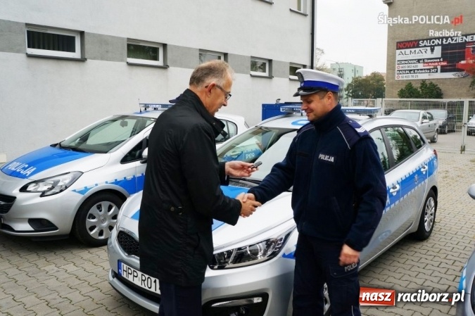 Zdjęcie w galerii na portalu naszraciborz.pl: Nowe radiowozy dla dzielnicowych i drog&oacute;wki w Raciborzu wiadomości z regionu