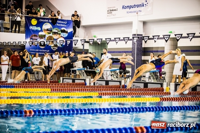Zdjęcie w galerii na portalu naszraciborz.pl: Polska Liga Pływacka gości w Raciborzu FOTO wiadomości z regionu