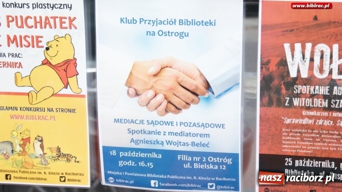 Zdjęcie w galerii na portalu naszraciborz.pl: Masz prawo do mediacji! – spotkanie w bibliotece na Ostrogu  wiadomości z regionu