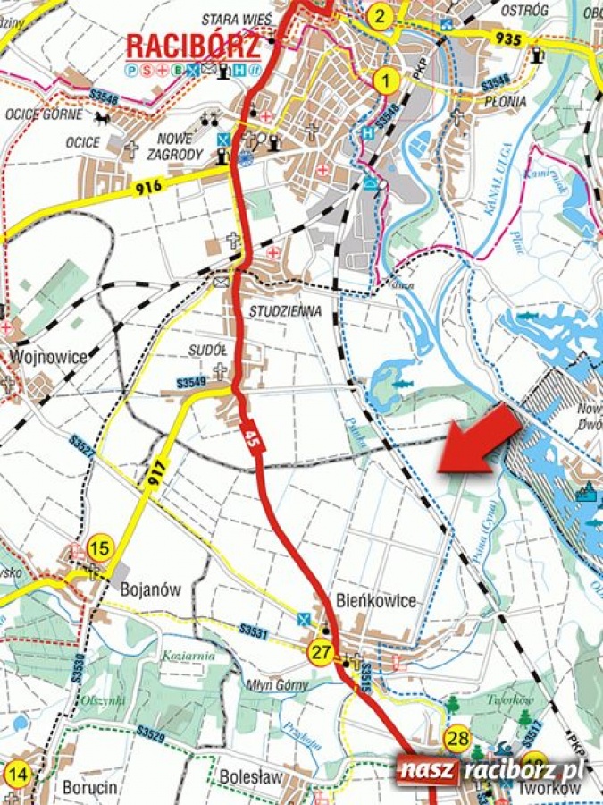 Zdjęcie w galerii na portalu naszraciborz.pl: Z mapką w błoto wiadomości z regionu