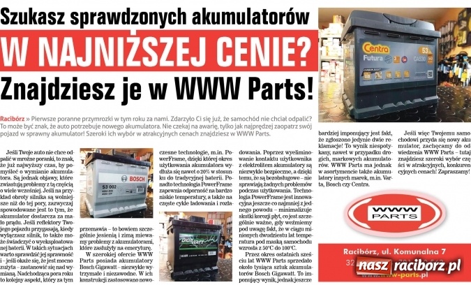 Zdjęcie w galerii na portalu naszraciborz.pl: Kierowco! Idzie zima - czas zadbać o swój samochód wiadomości z regionu