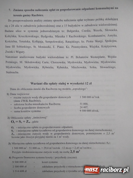 Zdjęcie w galerii na portalu naszraciborz.pl: Komisja gospodarki miejskiej wybrała metodę - na wodę. Mowa o śmieciach wiadomości z regionu