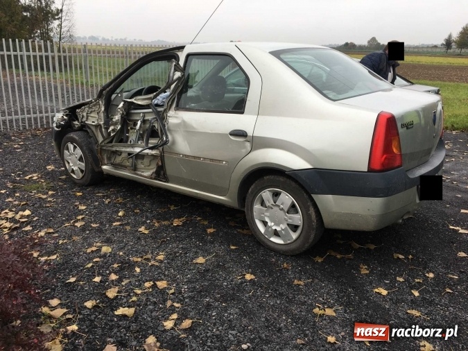 Zdjęcie w galerii na portalu naszraciborz.pl: Trasa Pietrowice Wielkie - Racib&oacute;rz. Mężczyzna cudem uniknął poważnego wypadku wiadomości z regionu