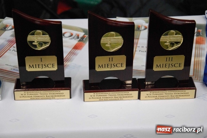 Zdjęcie w galerii na portalu naszraciborz.pl: II Turniej tenisa stołowego o Puchar Starosty w Rudach wiadomości z regionu