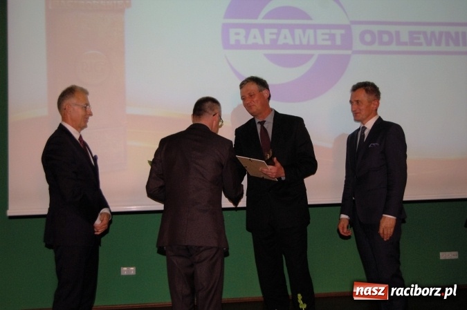 Zdjęcie w galerii na portalu naszraciborz.pl: Odlewnia RAFAMET Filarem Ziemi Raciborskiej wiadomości z regionu