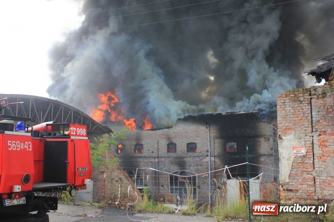 Zdjęcie w galerii na portalu naszraciborz.pl: Ogromny pożar hali przy ul. Zakładowej w Raciborzu Brzeziu. Byliśmy na miejscu od początku akcji. FOTO I WIDEO wiadomości z regionu
