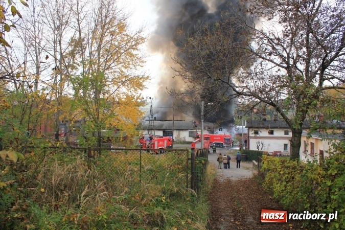 Zdjęcie w galerii na portalu naszraciborz.pl: Ogromny pożar hali przy ul. Zakładowej w Raciborzu Brzeziu. Byliśmy na miejscu od początku akcji. FOTO I WIDEO wiadomości z regionu