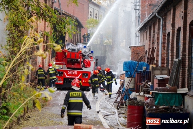 Zdjęcie w galerii na portalu naszraciborz.pl: Ogromny pożar hali przy ul. Zakładowej w Raciborzu Brzeziu. Byliśmy na miejscu od początku akcji. FOTO I WIDEO wiadomości z regionu