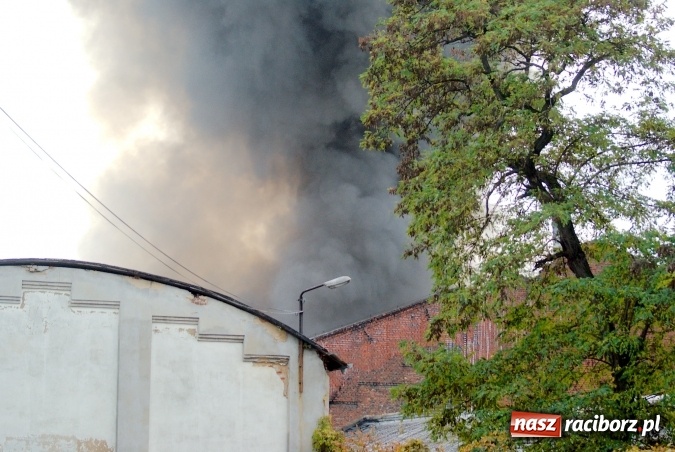 Zdjęcie w galerii na portalu naszraciborz.pl: Ogromny pożar hali przy ul. Zakładowej w Raciborzu Brzeziu. Byliśmy na miejscu od początku akcji. FOTO I WIDEO wiadomości z regionu