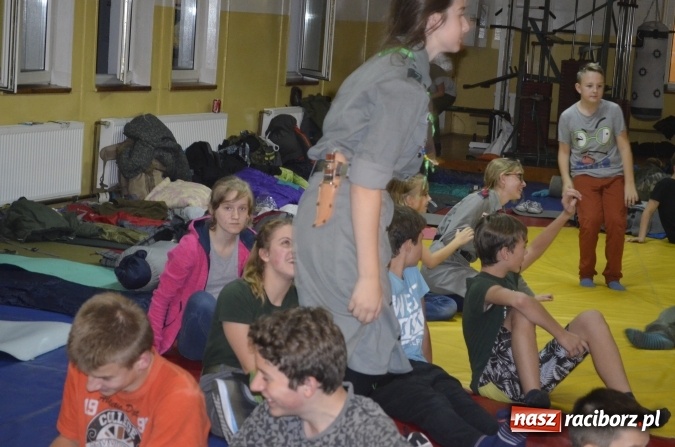 Zdjęcie w galerii na portalu naszraciborz.pl: Harcerze z Raciborza na biwaku w Brzeźnicy wiadomości z regionu