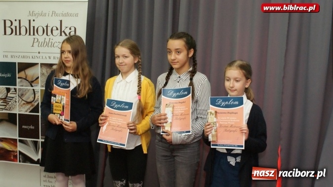 Zdjęcie w galerii na portalu naszraciborz.pl: Być Mistrzem Kaligrafii, czyli IV Powiatowy Konkurs Pięknego Pisania w bibliotece wiadomości z regionu