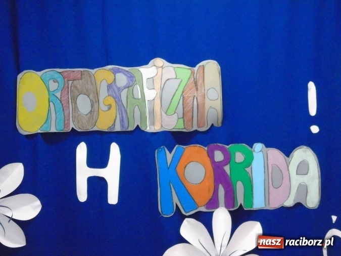 Zdjęcie w galerii na portalu naszraciborz.pl: Wielka walka z bykami - ortograficzna corrida w SP18 wiadomości z regionu