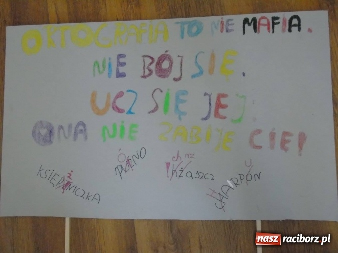 Zdjęcie w galerii na portalu naszraciborz.pl: Wielka walka z bykami - ortograficzna corrida w SP18 wiadomości z regionu