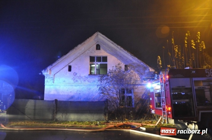 Zdjęcie w galerii na portalu naszraciborz.pl: Pożar w domu przy ulicy Kozielskiej w Kuźni Raciborskiej wiadomości z regionu