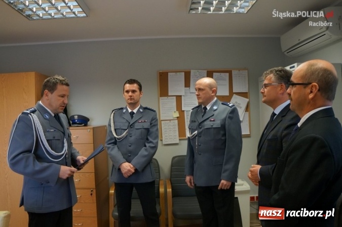 Zdjęcie w galerii na portalu naszraciborz.pl: Zmiany w krzyżanowickim komisariacie - podinsp. Bogdan Gładysz nowym komendantem wiadomości z regionu