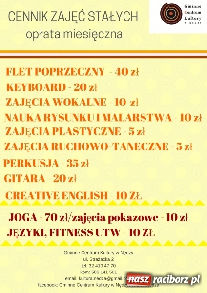 Zdjęcie w galerii na portalu naszraciborz.pl: Już po remoncie. GCK w Nędzy rusza z zajęciami!  wiadomości z regionu