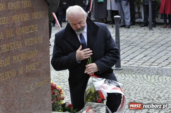 Zdjęcie w galerii na portalu naszraciborz.pl: Raciborskie obchody 98. rocznicy odzyskania przez POLSKĘ niepodległości FOTO I WIDEO wiadomości z regionu