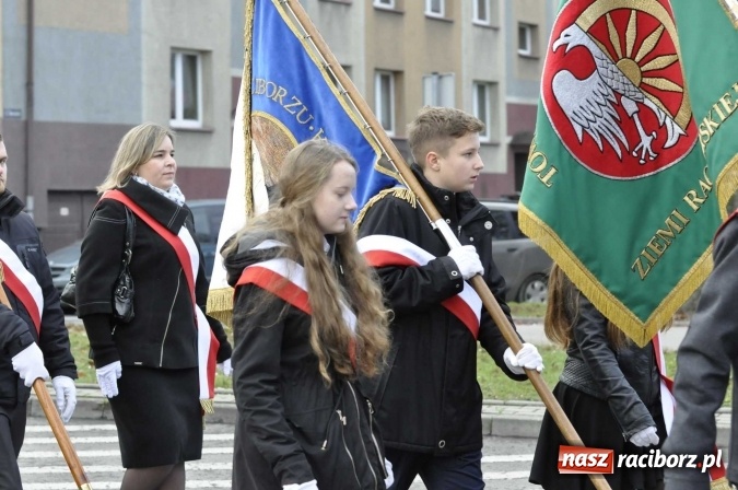 Zdjęcie w galerii na portalu naszraciborz.pl: Raciborskie obchody 98. rocznicy odzyskania przez POLSKĘ niepodległości FOTO I WIDEO wiadomości z regionu