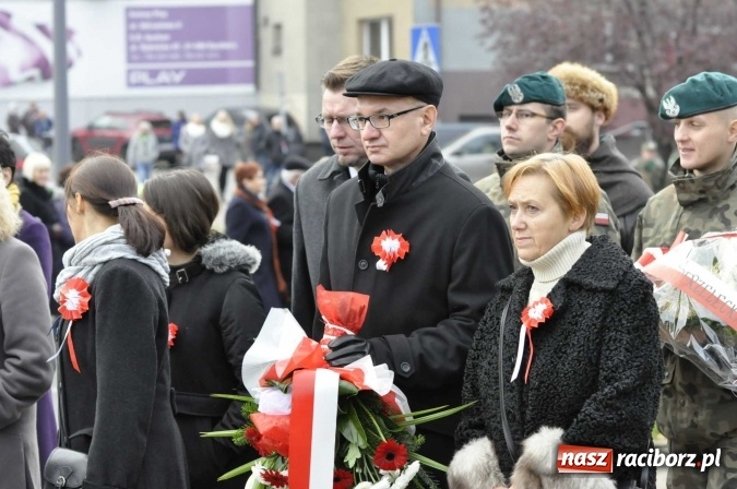 Zdjęcie w galerii na portalu naszraciborz.pl: Raciborskie obchody 98. rocznicy odzyskania przez POLSKĘ niepodległości FOTO I WIDEO wiadomości z regionu