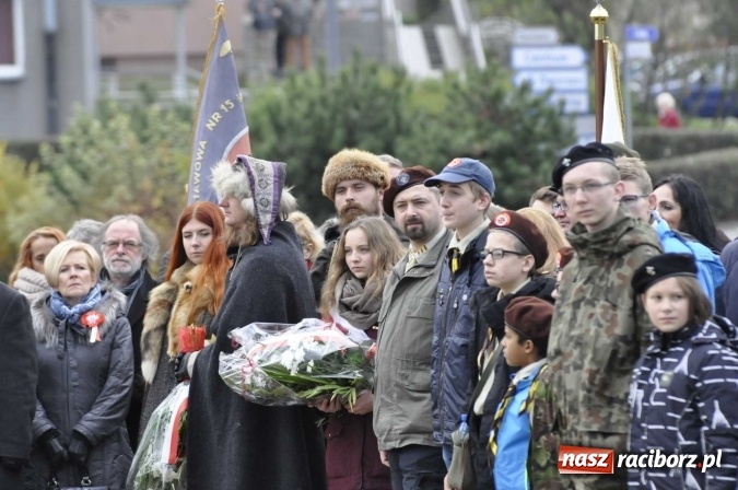 Zdjęcie w galerii na portalu naszraciborz.pl: Raciborskie obchody 98. rocznicy odzyskania przez POLSKĘ niepodległości FOTO I WIDEO wiadomości z regionu