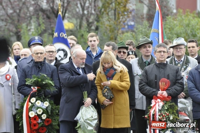 Zdjęcie w galerii na portalu naszraciborz.pl: Raciborskie obchody 98. rocznicy odzyskania przez POLSKĘ niepodległości FOTO I WIDEO wiadomości z regionu
