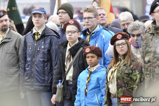Zdjęcie w galerii na portalu naszraciborz.pl: Raciborskie obchody 98. rocznicy odzyskania przez POLSKĘ niepodległości FOTO I WIDEO wiadomości z regionu
